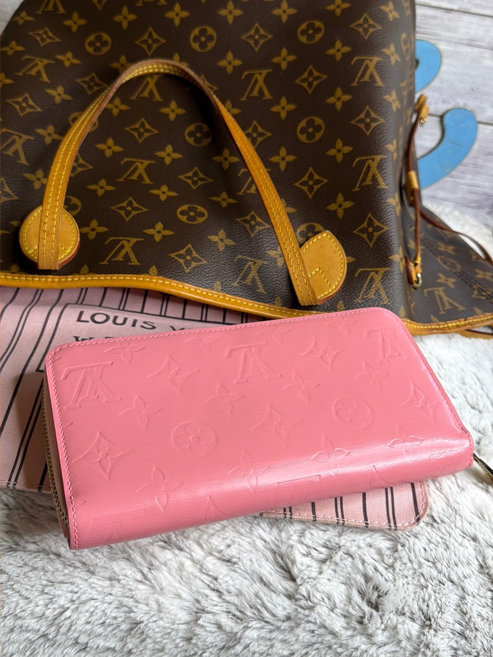AUTHENTIC LOUIS VUITTON SPAIN PINK BALLERINE ZIPPY WALLET - Picture 15 of 16